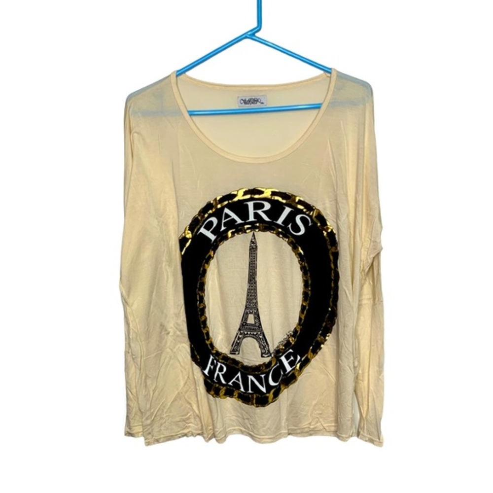 Lauren‎ Moshi Paris France
Medallion T-shirt NEW Oversized XS NWT